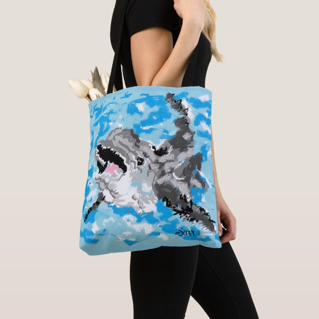 Bolsa Tote : Amor de um Golfinho (Close Up)