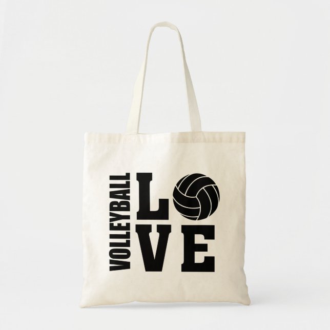 Bolsa Tote Amor de Voleibol (Frente)