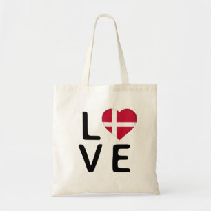 Bolsa Tote Amor - Dinamarca Flag