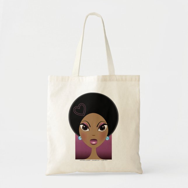 Bolsa Tote Amor do Afro (Frente)