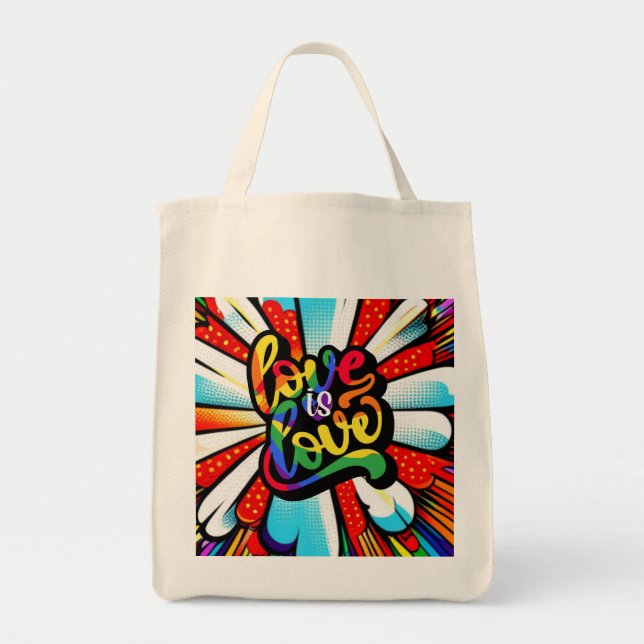 Bolsa Tote Amor é Amor (Frente)