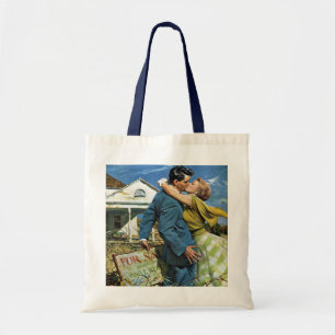 Bolsa Tote Amor e Romance Vintage Recém-casados Compram Prime