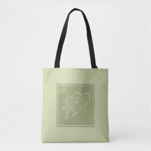 BOLSA TOTE AMOR EMBRACANTE (LIMÃO)