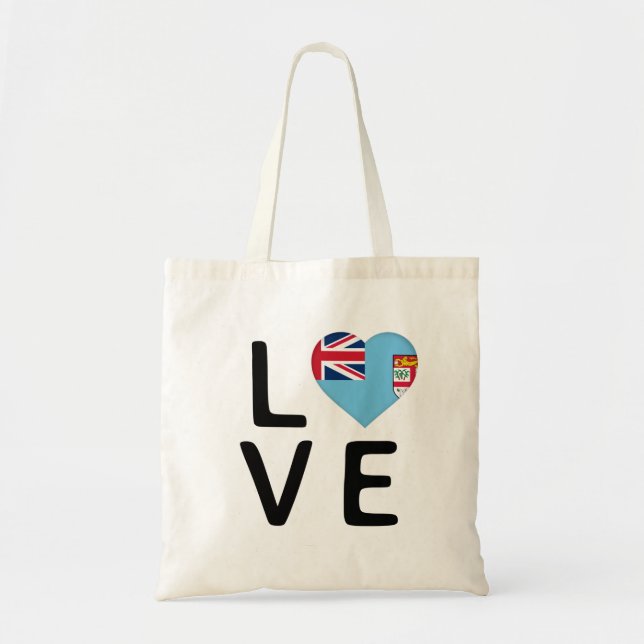 Bolsa Tote Amor - Fiji Flag (Frente)