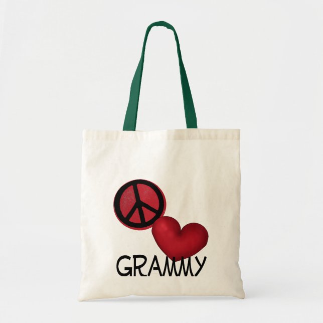 Bolsa Tote Amor Grammy da paz (Frente)