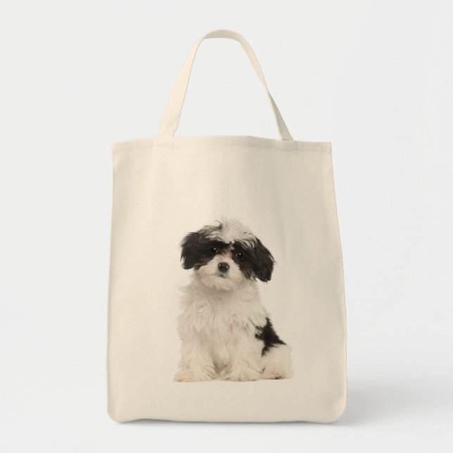 Bolsa Tote Amor Havanês Cão Cachorro Saco (Frente)