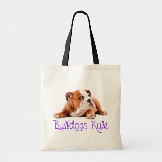 Bolsa Tote Amor Inglês Cachorro Cachorro Cachorro (Frente)