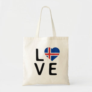 Bolsa Tote Amor - Islândia Flag