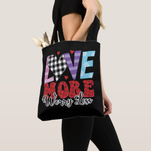 Bolsa Tote Amor Mais Preocupante Menos, Dia de os namorados
