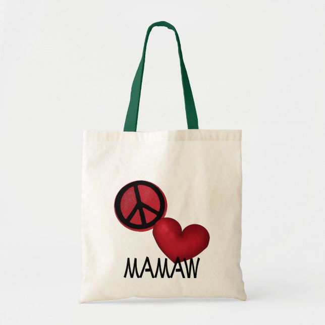 Bolsa Tote Amor Mamaw da paz (Frente)