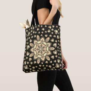 BOLSA TOTE AMOR MULHERES PORTADORAS ARTÍSTICAS DO CORAÇÃO, NA