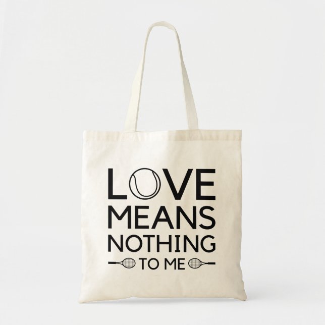 Bolsa Tote Amor Não Significa Nada Para Mim (Frente)