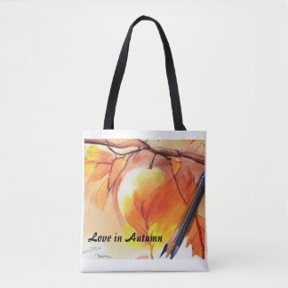 Bolsa Tote Amor no outono