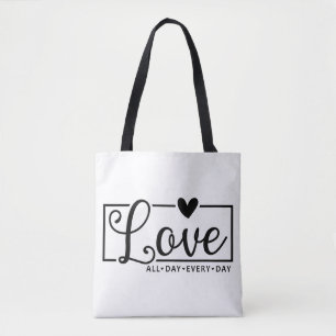 Bolsa Tote Amor o dia todo
