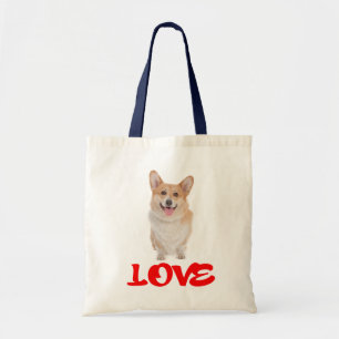 Bolsa Tote Amor Pembroke Welsh Corgi Puppy Dog Tote Bag