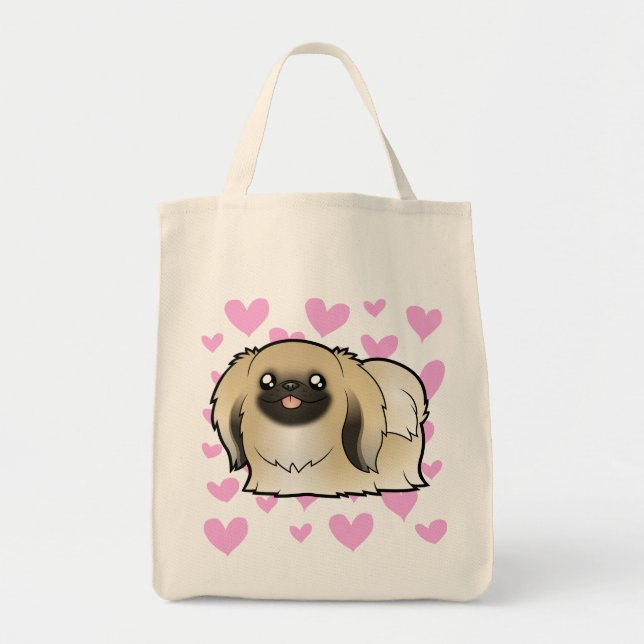 Bolsa Tote Amor Pequinês (corte do espetáculo) (Frente)