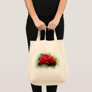 Bolsa Tote Amor perfeito vermelho brilhante