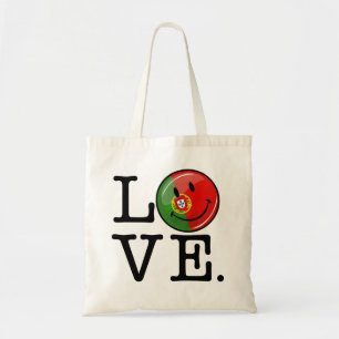 Bolsa Tote Amor Portugal Sorrindo Bandeira