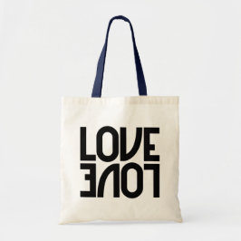 Bolsa Tote Amor Refletido Monocromo