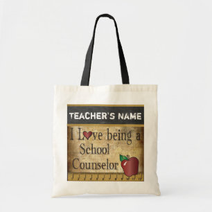 Bolsa Tote Amor ser conselheiro escolar Estilo Vintage