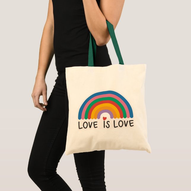 Bolsa Tote Amor Simples É Orgulho De Amor (Frente (produto))