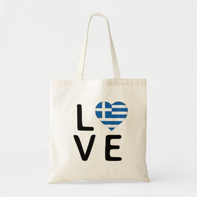 Bolsa Tote Amor - Sinalizador de Grécia (Frente)