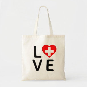 Bolsa Tote Amor - Sinalizador de Suiça