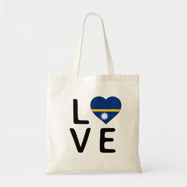 Bolsa Tote Amor - Sinalizador Nauru (Frente)