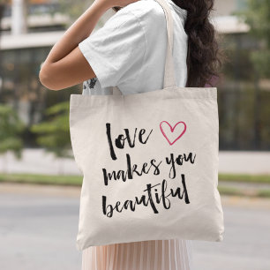 Bolsa Tote Amor Te Torna Bela