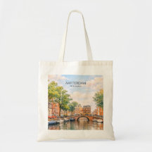 Amsterdã Holanda Canal Cidade Colorida | Viagem