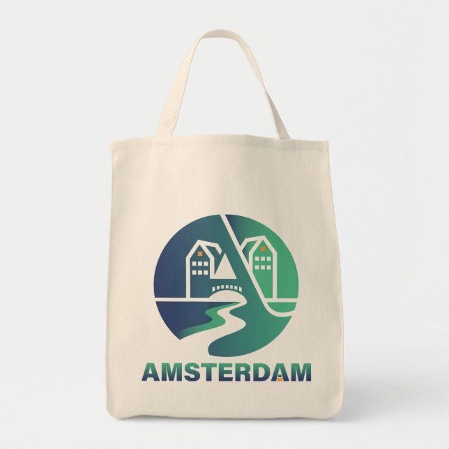 Bolsa Tote Amsterdam Netherlands Europe (Frente)