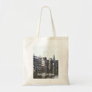 Bolsa Tote Amsterdão abriga a sacola