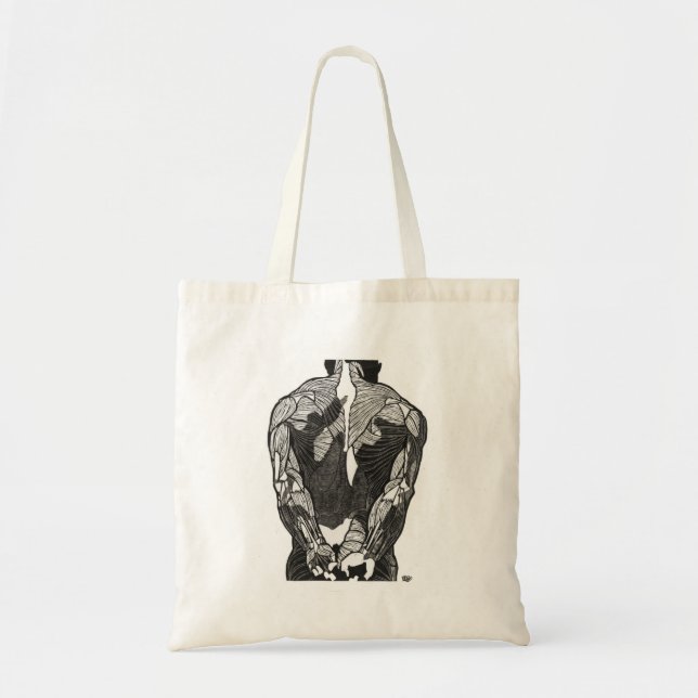 Bolsa Tote Anatomia do homem 5 Tote Bag (Frente)