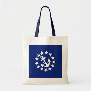 Bolsa Tote Anchor de Bandeira Náutica Americana Anchor Stars