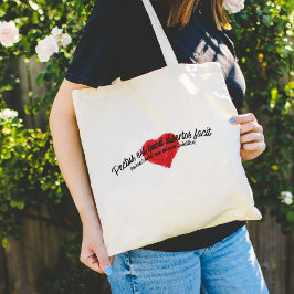 Bolsa Tote Ancient Latin Inspirational Quote Artistic Heart