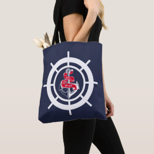 Bolsa Tote Âncora e volante
