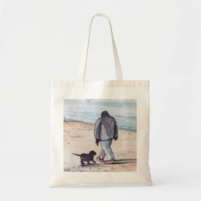 Bolsa Tote Andando o cão - 05 (Frente)