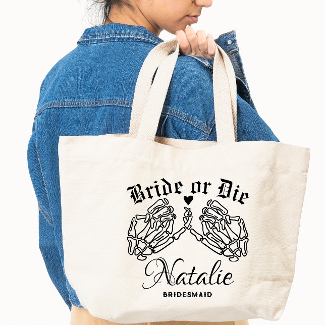 Bolsa Tote Andar Ou Morrer De Bridesmaids Personalizados Até  (Criador carregado)