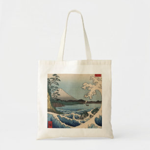 Bolsa Tote Ando Hiroshige - Mar em Satta, Província de Surug