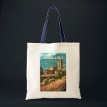 Bolsa Tote Andorra la Vella Viagem Art Vintage<br><div class="desc">Andorra la Vella retro vetor viagem design. Andorra la Vella é a capital de Andorra,  nas montanhas dos Pirenéus entre a França e a Espanha.</div>