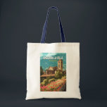 Bolsa Tote Andorra la Vella Viagem Art Vintage<br><div class="desc">Andorra la Vella retro vetor viagem design. Andorra la Vella é a capital de Andorra,  nas montanhas dos Pirenéus entre a França e a Espanha.</div>