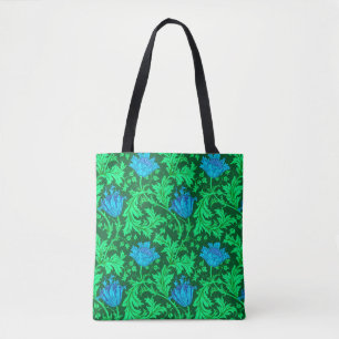 Bolsa Tote Anêmona de William Morris, verde esmeralda &