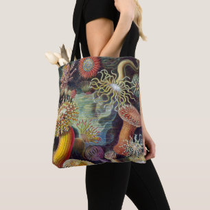 Bolsa Tote Anêmona-do-Mar Natureza Científica Oceano
