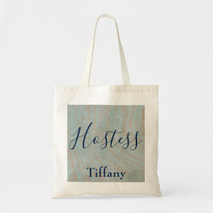 Bolsa Tote Anfitriã Azul Cobre Adorável