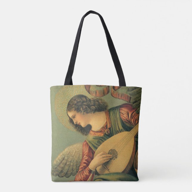 Bolsa Tote Angel Musical, Melozzo da Forli, Arte Renascentist (Verso)