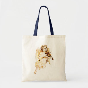 Bolsa Tote Angel Tocando um Violino