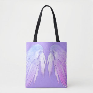 Bolsa Tote ANGEL WINGS Fairy Purple Monograma