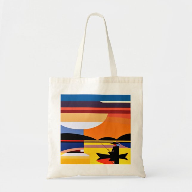 Bolsa Tote Angústia no pôr do sol (Frente)