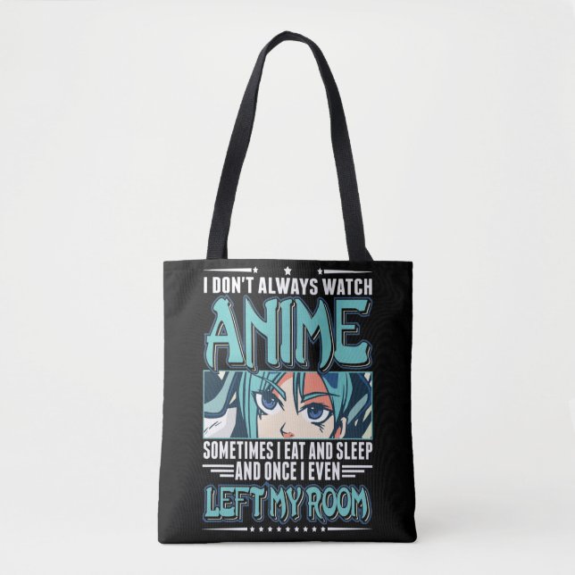 Bolsa Tote Animadora japonesa Otaku Teen Manga Fan (Frente)