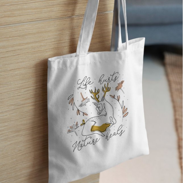 Bolsa Tote Animais De Veado Da Natureza (Criador carregado)